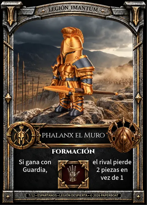 Carta oficial de Phalanx el Muro, edición Legión Despierta